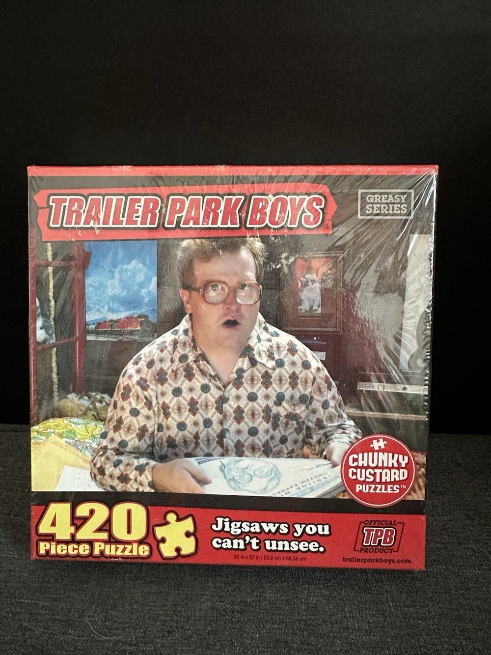 Trailer Park Boys Bubbles 420 Piece Puzzle Chunky Custard Greasy Series SEALED